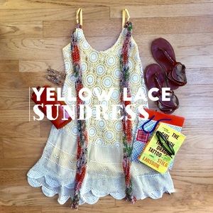 Yellow Lace Sundress
